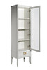 Миниатюра фото тумба прикроватная бежевая 1 ящик garda decor 151sv-000010 | 220svet.ru