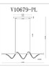 Миниатюра фото подвесной светодиодный светильник moderli v10679-pl | 220svet.ru