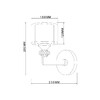 Миниатюра фото бра vele luce lotus vl1054w01 | 220svet.ru