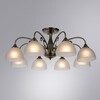 Миниатюра фото потолочная люстра arte lamp spica a3037pl-8ab | 220svet.ru