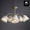 Миниатюра фото потолочная люстра arte lamp alexia a9515pl-5wg | 220svet.ru