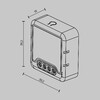 Миниатюра фото wi-fi выключатель одноканальный maytoni ms007 | 220svet.ru