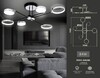 Миниатюра фото потолочная светодиодная люстра ambrella light comfort line fl5155 | 220svet.ru