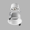 Миниатюра фото встраиваемый светильник под светодиодный модуль lightstar domino solo 214606-solo | 220svet.ru