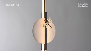 Миниатюра фото настенный светильник светодиодный odeon light strekoza 5413/13wl черный/античная бронза | 220svet.ru
